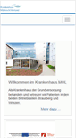 Mobile Screenshot of krankenhaus-mol.de